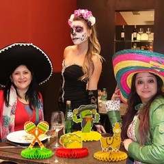 12pcs Fiesta Mexican Party Table Decoration Centerpiece – 8” Paper 5 Cinco De