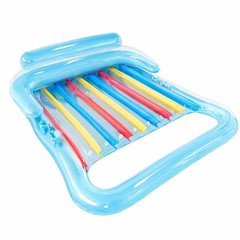 4E’s Novelty 2 Person Inflatable Pool Lounger Float for Two Adults with Phone