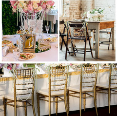 16 Pcs Wedding Pearl Bow Chair Decor Satin Ribbon Bows with Pearl Beaded Stri…