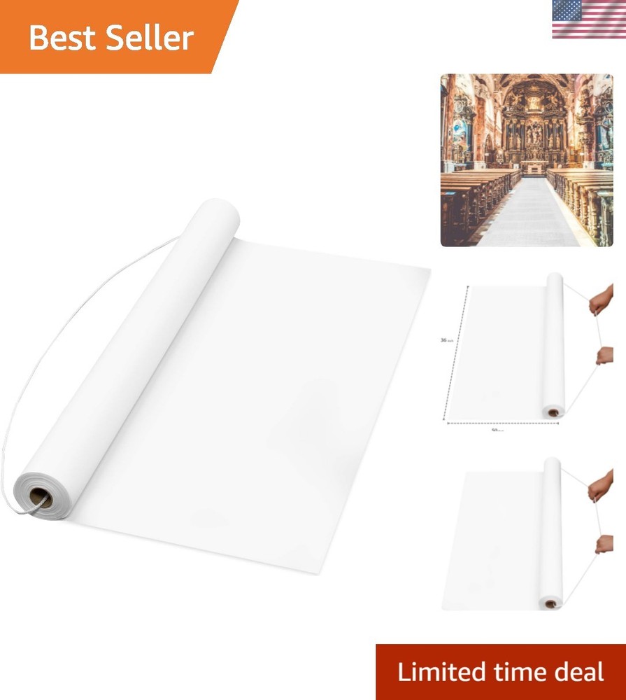 Plastic Disposable Aisle Runner for Wedding Ceremony Events Indoor and Outdoo…