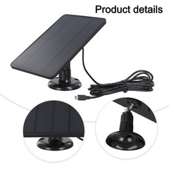 Reliable 4W Solar Charger for Blink Cameras with Long Installation Cable