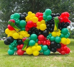 Juneteenth Balloon Garland Kit – 167pcs Happy Juneteenth Decorations for Black H