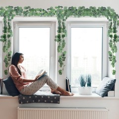 Artificial Eucalyptus Vines Garland for Table Room Decor(9 Pack 60ft) Green