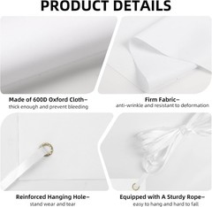 Large Blank Banners 2×4 Feet & 3×6 Feet Banner for Indoor Outdoor Business