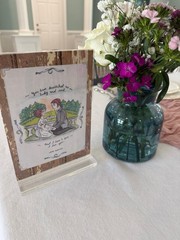 Pride and Prejudice Jane Austen Shower Party Decorations Handmade