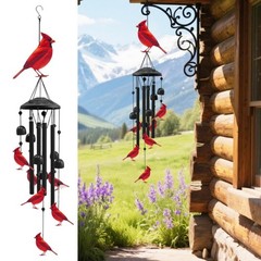 Metal For Outdoor Wind Plays Bird Windmill for Garden and Balcony Decor
