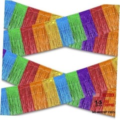 Fiesta Party Decorations – 2 Pack Cinco De purple blue green red orange yellow