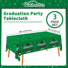 Graduation Party Decorations, Gongrats Grad Tablecover for Graduation Party Supp