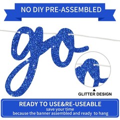 BEISHIDA Go Shawty It’s Your Birthday Banner NO DIY 11.4 feet by 1 inch, Blue