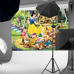 Princess Backdrop, 7×5 FT Banner & Background for Girls’ Birthday Party Theme…