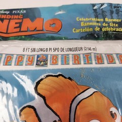 Disney Pixar Finding Nemo Happy Birthday Banner Party Express Hallmark 8 Ft