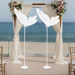 2PCS Butterfly Floor Lamps, 25W LED Ambient Lights, 110V Butterfly Aisle Lights