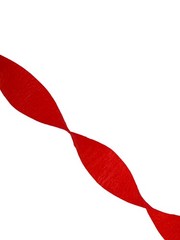 Red Gold Metallic Crepe Paper Streamers USAMade Birthday Party Decoration