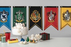 Conquest Journals Harry Potter Wizarding House Banner Flag Set, Multi-colored