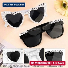 Engagement Party Decorations Just Engaged Sunglasses for Engagement Decor Just E