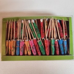 Parasol Picks 144 pcs Colorful Party Luau Tropical Cocktail Oriental Trading Co