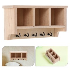 Mini Tiny Shelf Dollhouse Furniture Storage Cabinet Shelving Unit