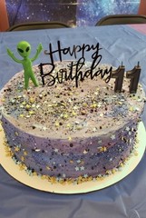 6 Green Alien Bendable UFO Action Figure Outer Space Rubber Craft Child Toy Set