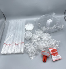 7 Sets Balloon Stand Kits, Clear Balloon Holder for Table