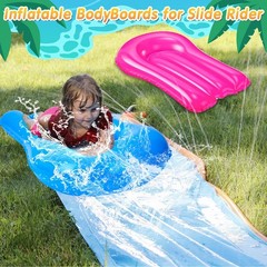 8 Pcs Inflatable Bodyboards for Water Slides, Pool Slide Inflatable Surfboard…