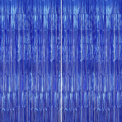 2 Pack Foil Fringe Backdrop – Pastel Rainbow Shiny Tinsel Curtains for Party Dec