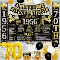70th Birthday Decorations Men Women