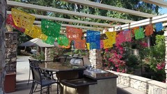 Large Plastic Papel Picado Banner – 15 Feet Long – Two Designs to Choose from