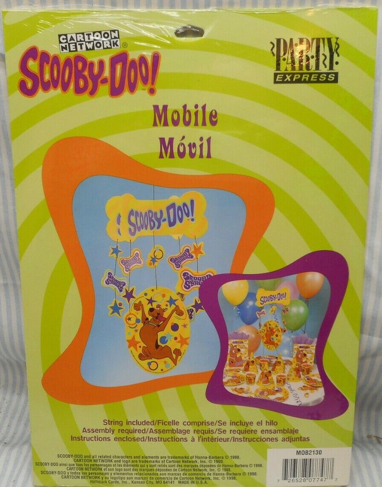 SCOOBY DOO SCOOBY-DOO MOBILE DECORATION NEW Birthday Party Supplies