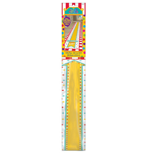 CARNIVAL PARTY FABRIC FLOOR RUNNER ~ Birthday Supplies Decoration Circus Clown