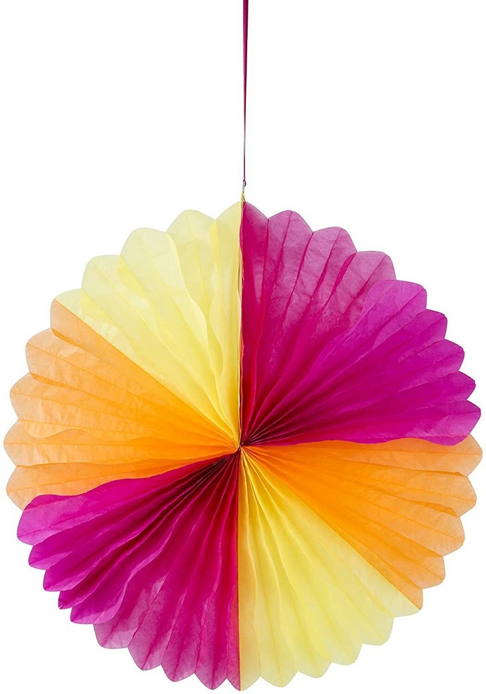 Talking Tables Decadent Dec’s Giant Fiesta Fan Hanging Party Decoration NEW!