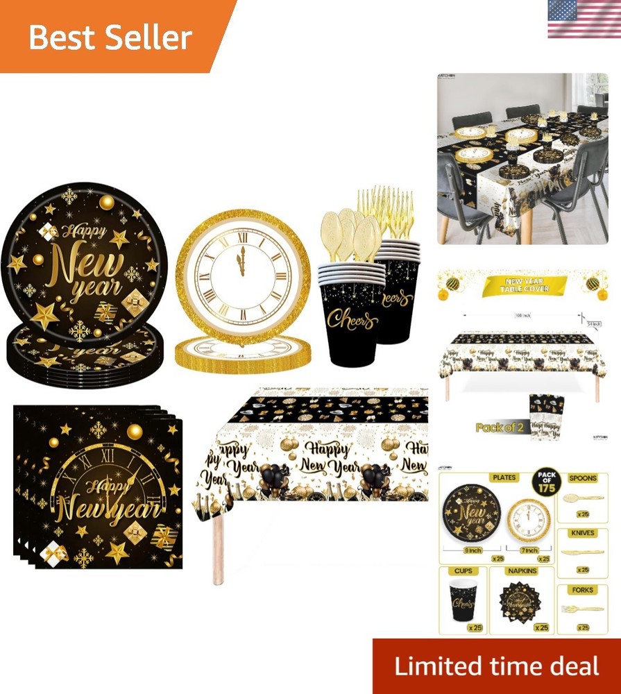 Elegant New Tableware Set for 25 Guests | Everything for 2026 Celebration