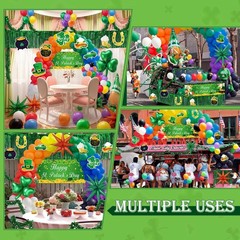 199 Pcs St. Patrick’s Day Parade Float Decoration Kit St Patricks Day Theme B…