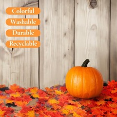 350PCS Fall Maple Leaves – Autumn Leaf Garland hojas Mixed Color