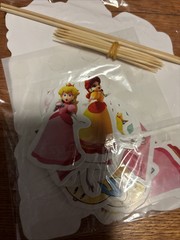 princess peach party decorations Cake Topper, Balloons, Birthday Sign