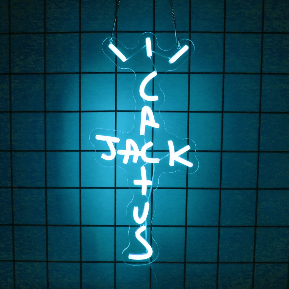 Cactus Jack Neon Sign, LED Light for Home Bar, Party Decor Usb Powered Decor Bar