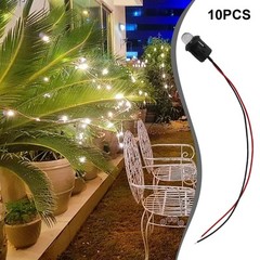10 Pack 12V 10mm Pre Wired LED Bulb Cable with Bright and Consistent Light