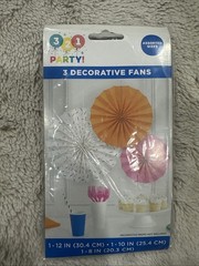 321 Party! 3 Decorative Assorted Sizes Brand New