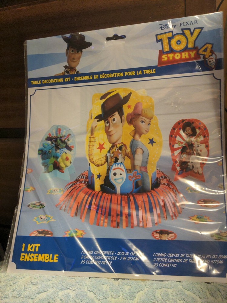 Toy Story Table Top Centerpiece Decoration Disney Pixar Birthday Party 3 Piece