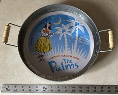 Hawaiian Hula Dancer Glasses Bar/Serving Set Hallmark Luau Ready MCM Style Party