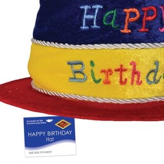 Beistle Plush Birthday Cake Hat One Size Fits Most