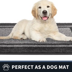 PURRUGS Dirt Trapping Door Mat 20″ x 32″, Non-Slip Machine Washable Entryway …