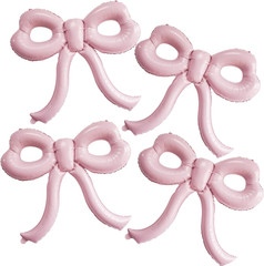 2 Pcs Bow Birthday Decorations Black Bow Balloons Bow Party Decorations Giant Fo