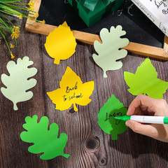 108 Pcs Summer Paper Leaf Cutouts for Bulletin Board Decor 3.5 Inch Paper Lea…