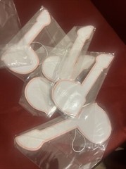 5 PcHanging Paper Honeycomb Penis Decoration – Funny Bachelorette Party Supplies