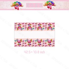 Kirby Birthday Decoration Party Supplies Set Plates Cups Tablecloth Napkins