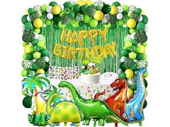 176pcs Dinosaur Birthday Party Décor Extra Large