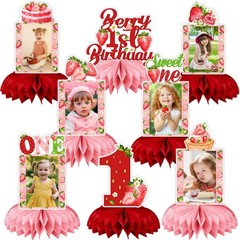 Strawberry Birthday Decorations, Strawberry Sweet One Party Decorations Honey…