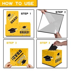 Graduation Decorations – 1 Count (Pack of 1), Yellow