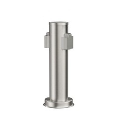 2 Way Stainless Steel Garden Socket Column For Outdoor Use Anthracite Round