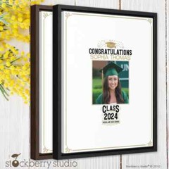 Graduation Guest Book Alternative Personalized Class of 2025 Canvas Print